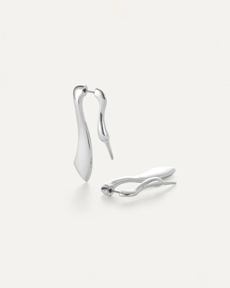 LEO BOUTIQUE Lisieux Ear Jackets Silver JENNY BIRD