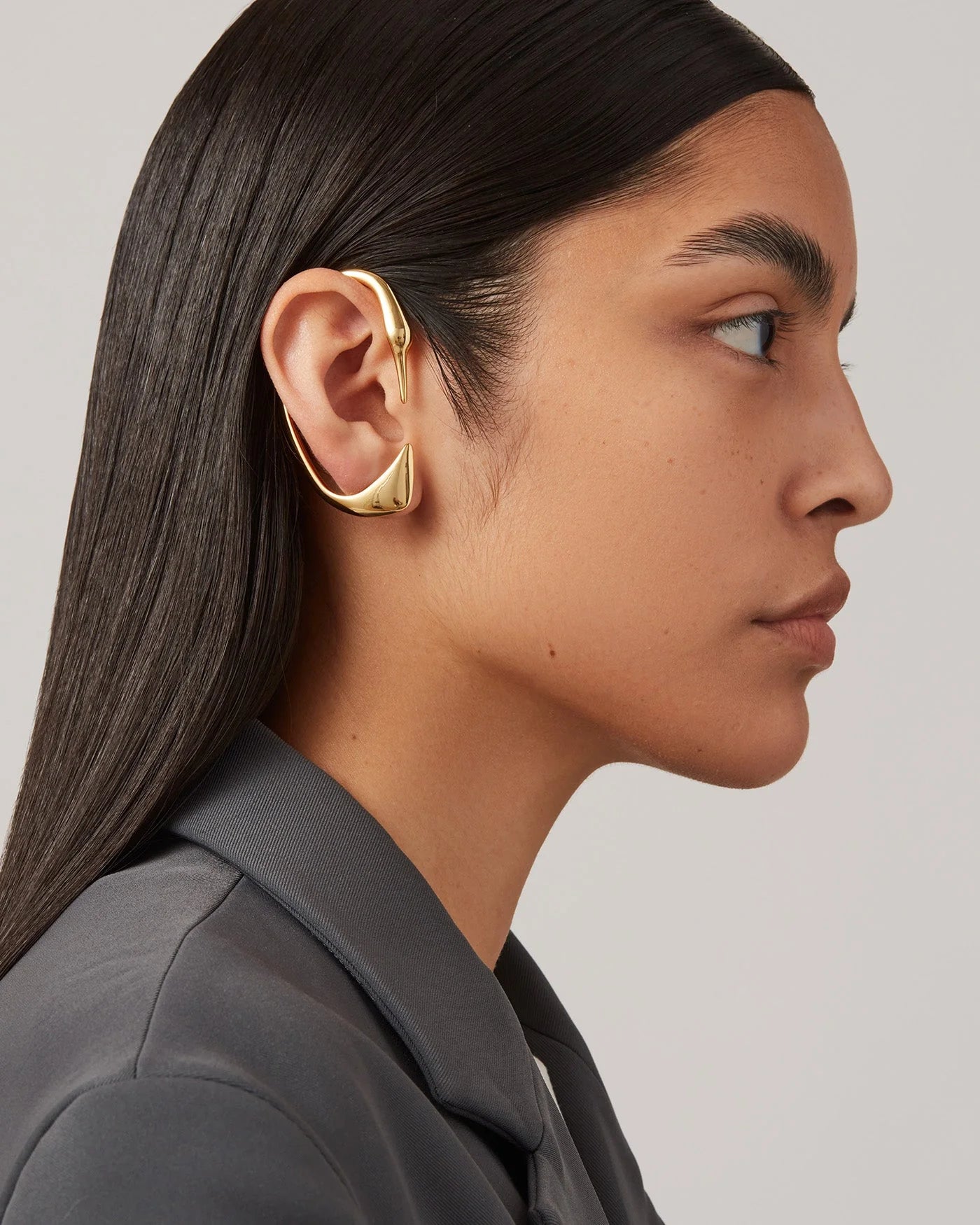 LEO BOUTIQUE Lisieux Ear Cuff & Stud Set | Gold JENNY BIRD