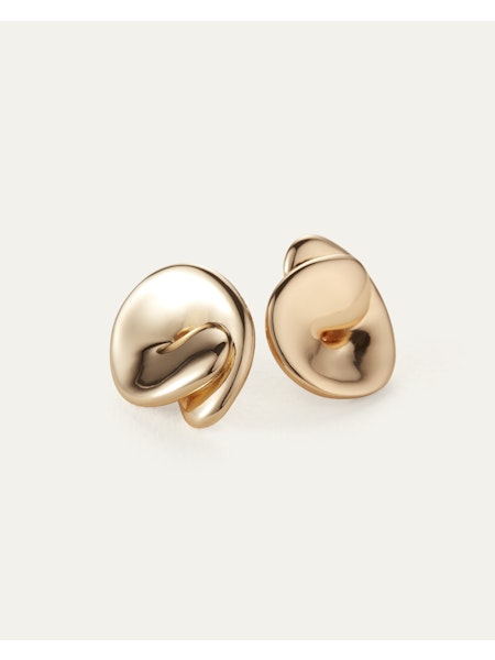 JENNY BIRD Rio Button Earrings | Gold LEO BOUTIQUE