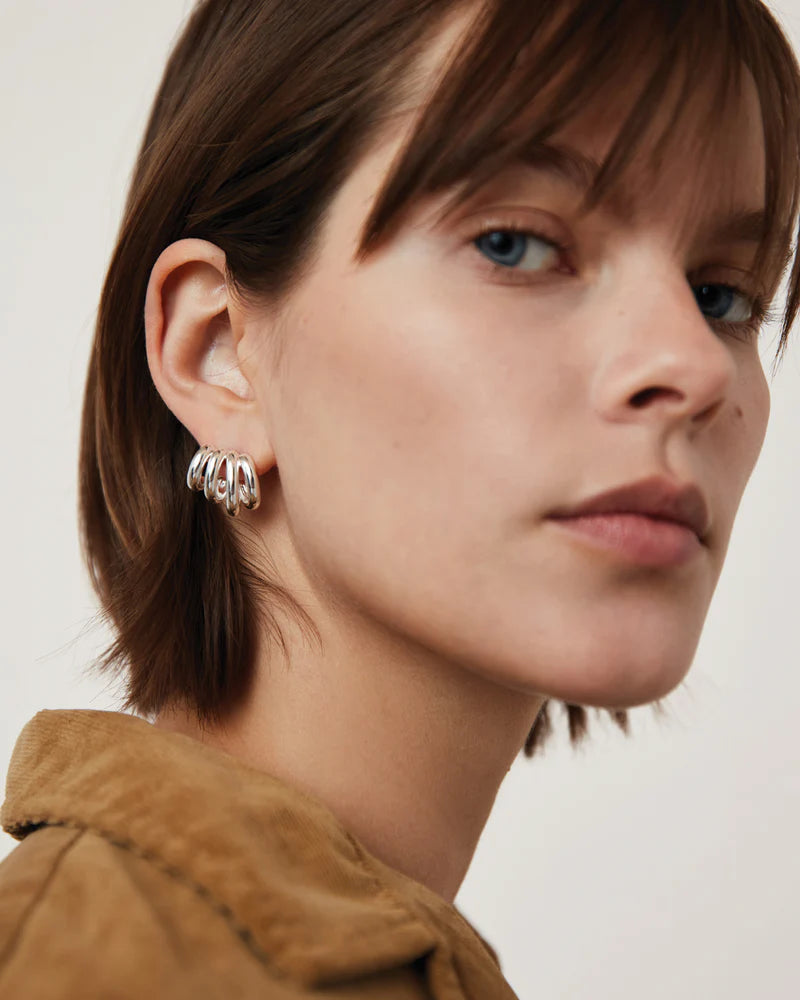 Monroe Earrings | Silver