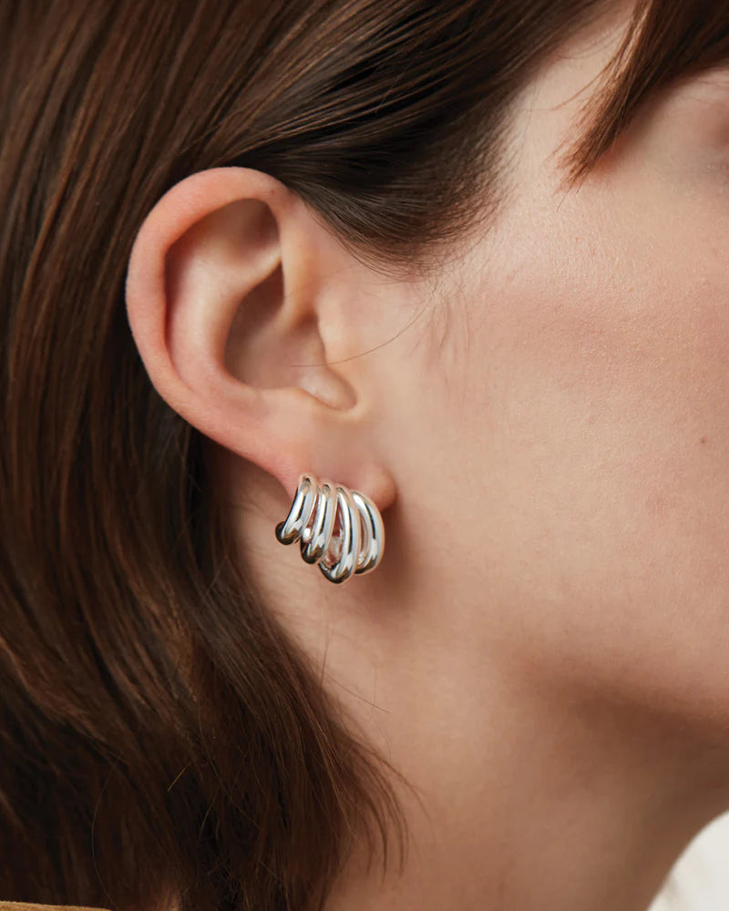 Monroe Earrings | Silver