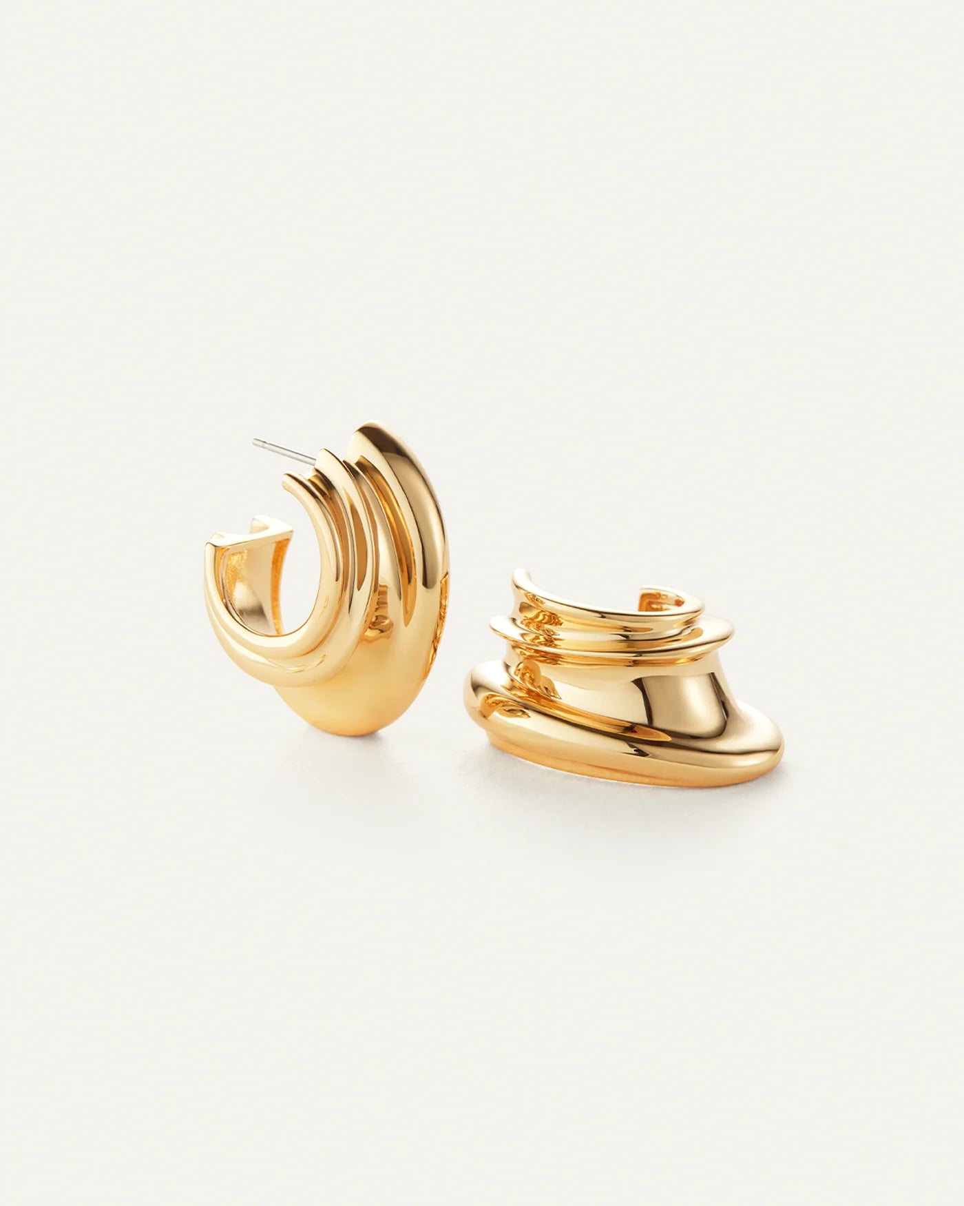 LEO BOUTIQUE Leona Hoops | Gold JENNYBIRD 