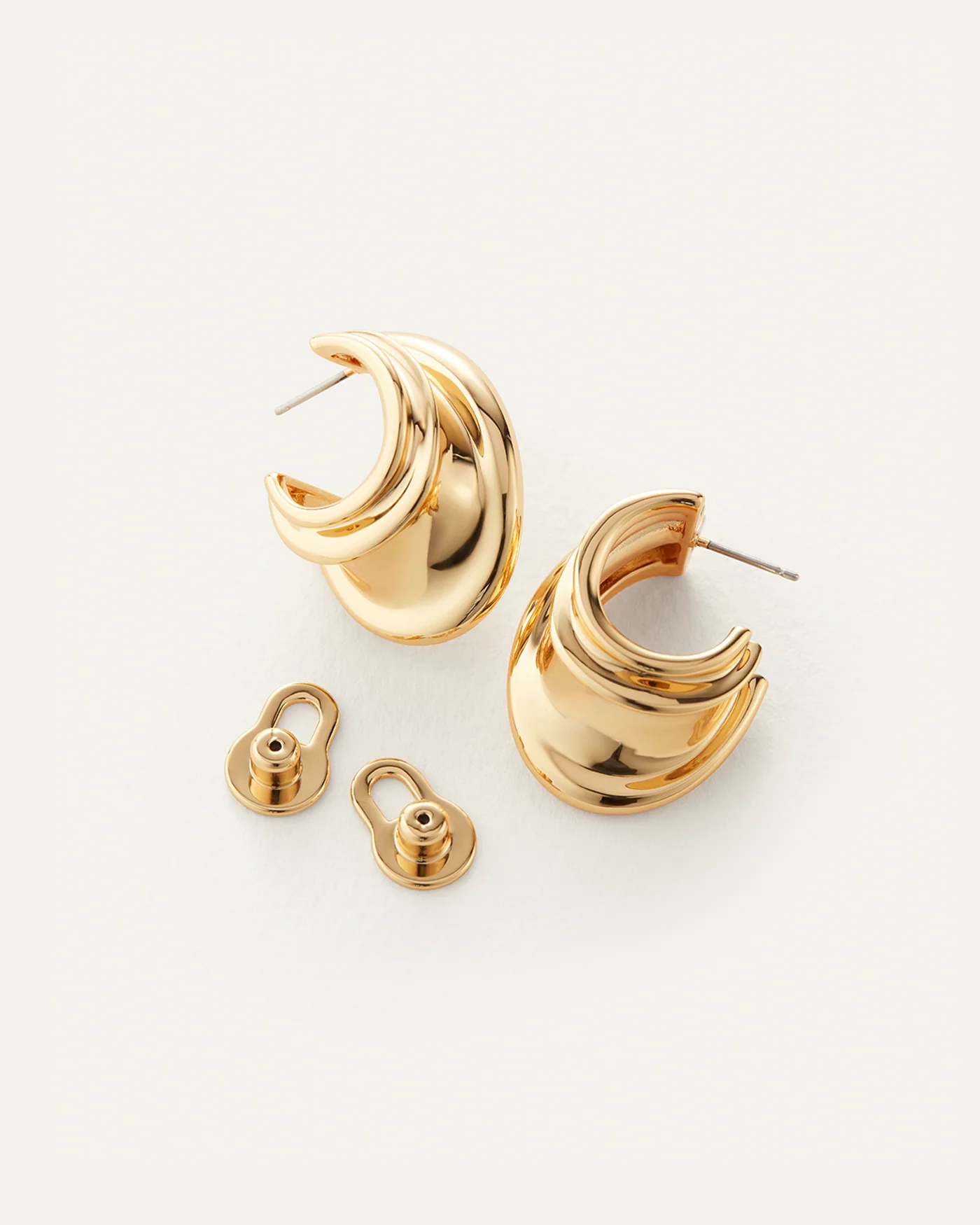 LEO BOUTIQUE Leona Hoops | Gold JENNYBIRD 