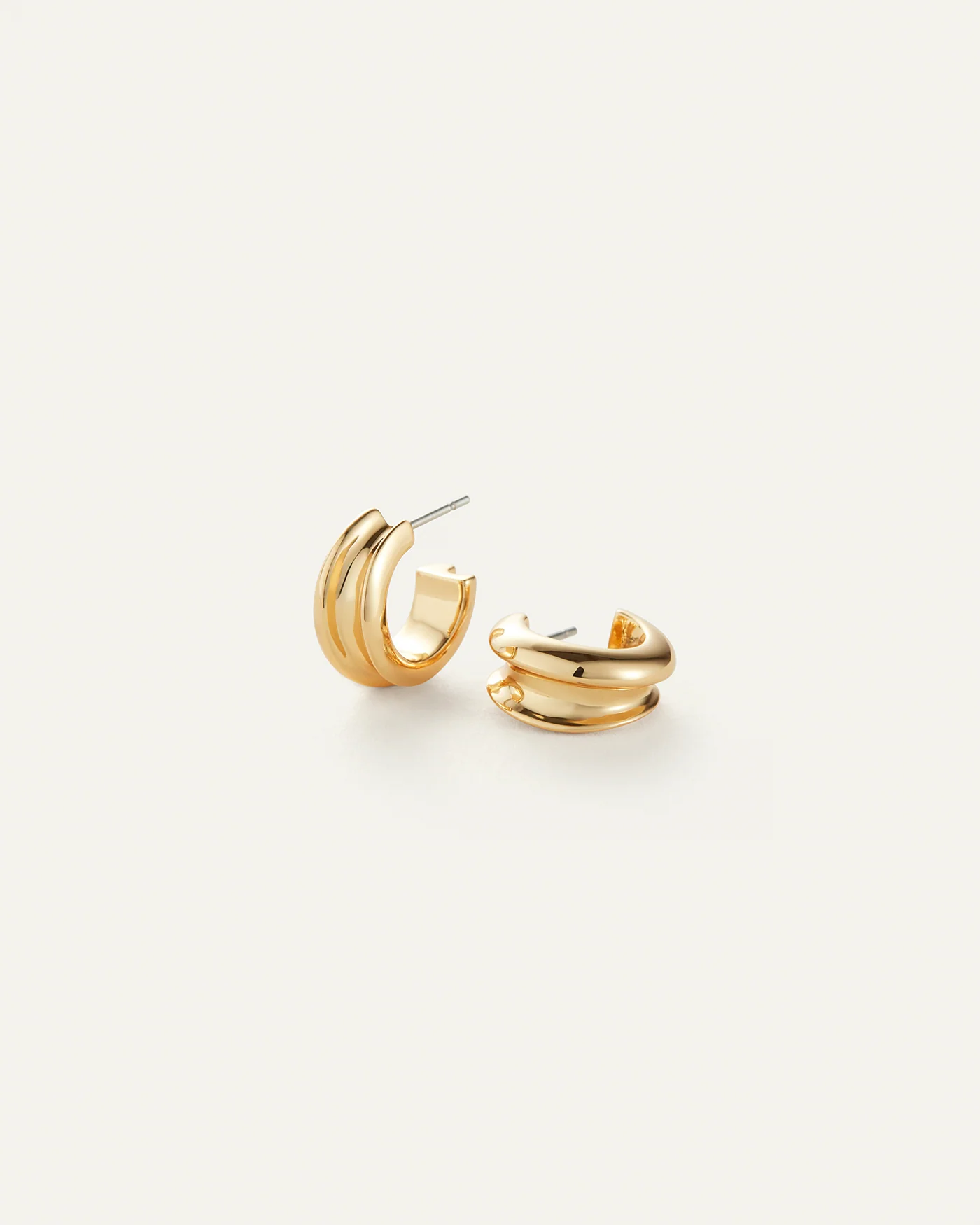LEO BOUTIQUE Mini Lennon Hoop Earrings | Gold JENNYBIRD