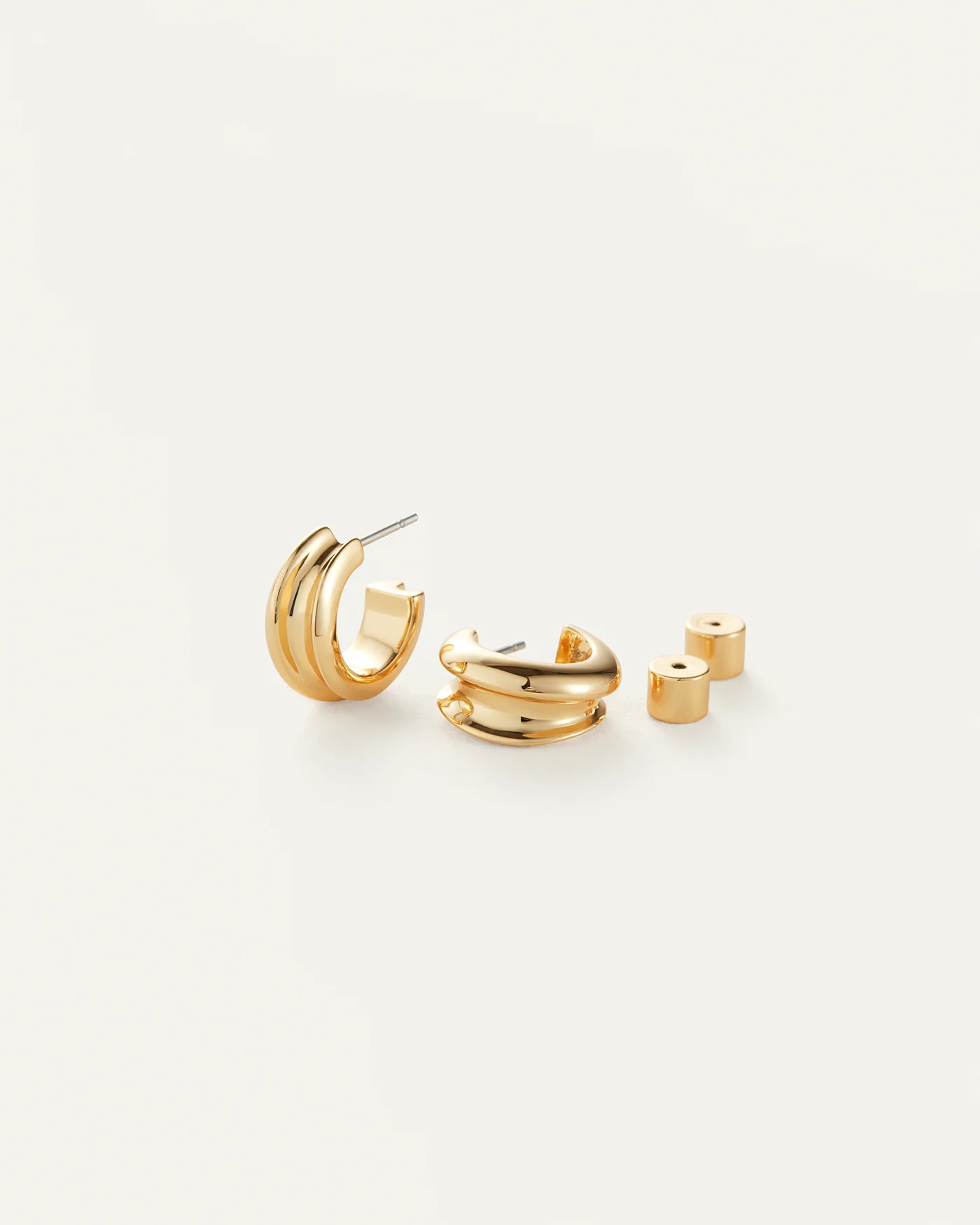 LEO BOUTIQUE Mini Lennon Hoop Earrings | Gold JENNYBIRD