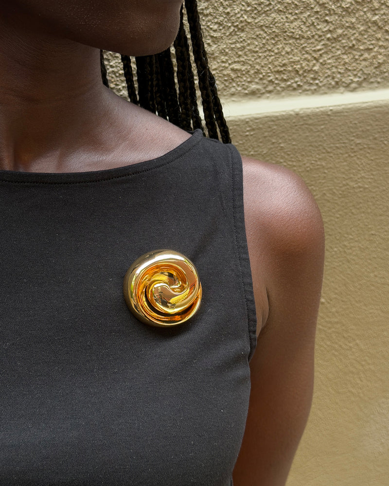 LEO BOUTIQUE Renzo Brooch | Gold JENNYBIRD 