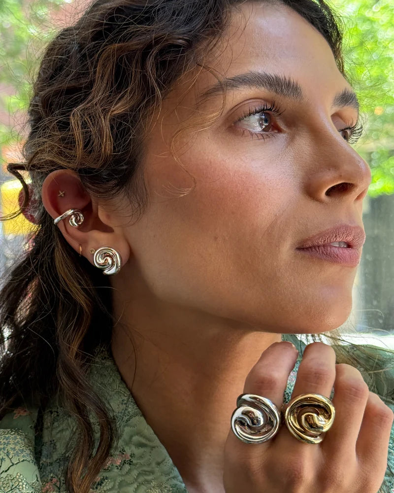 LEO BOUTIQUE Small Gio Earrings | Silver JENNYBIRD