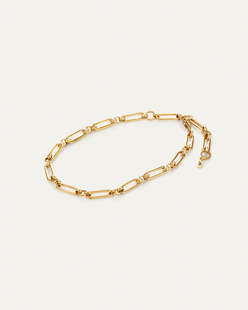 LEO BOUTIQUE Slim Mercer Anklet | Gold JENNYBIRD 