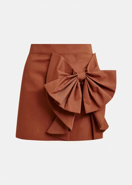 LEO BOUTIQUE Joyous The Nylon Is A River Skirt | Etruscan Red ESSENTIEL ANTWERP