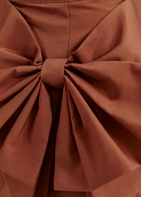 LEO BOUTIQUE Joyous The Nylon Is A River Skirt | Etruscan Red ESSENTIEL ANTWERP