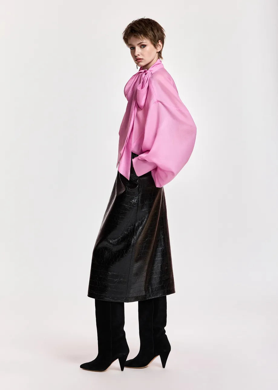ESSENTIEL ANTWERP Kind Faux Leather Skirt | Black LEO BOUTIQUE