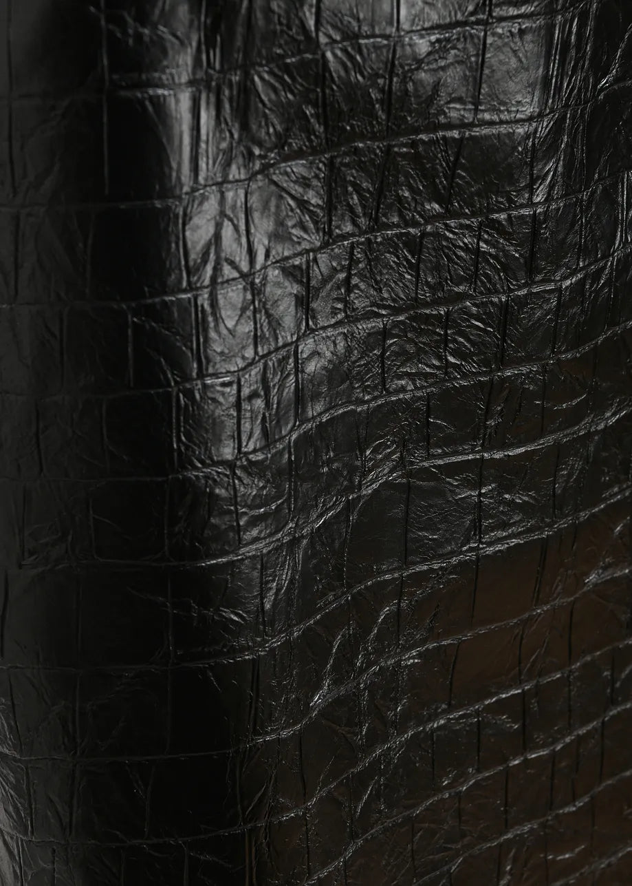 ESSENTIEL ANTWERP Kind Faux Leather Skirt | Black LEO BOUTIQUE