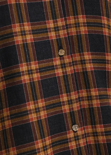 ESSENTIEL ANTWERP Kiss Oversized Shirt | Autumn Plaid LEO BOUTIQUE
