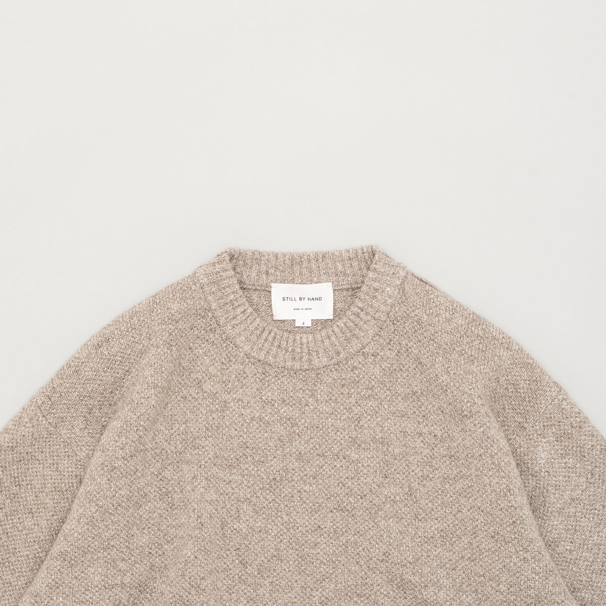 STILL BY HAND 7G Melange Pullover | Melange Beige LEO BOUTIQUE