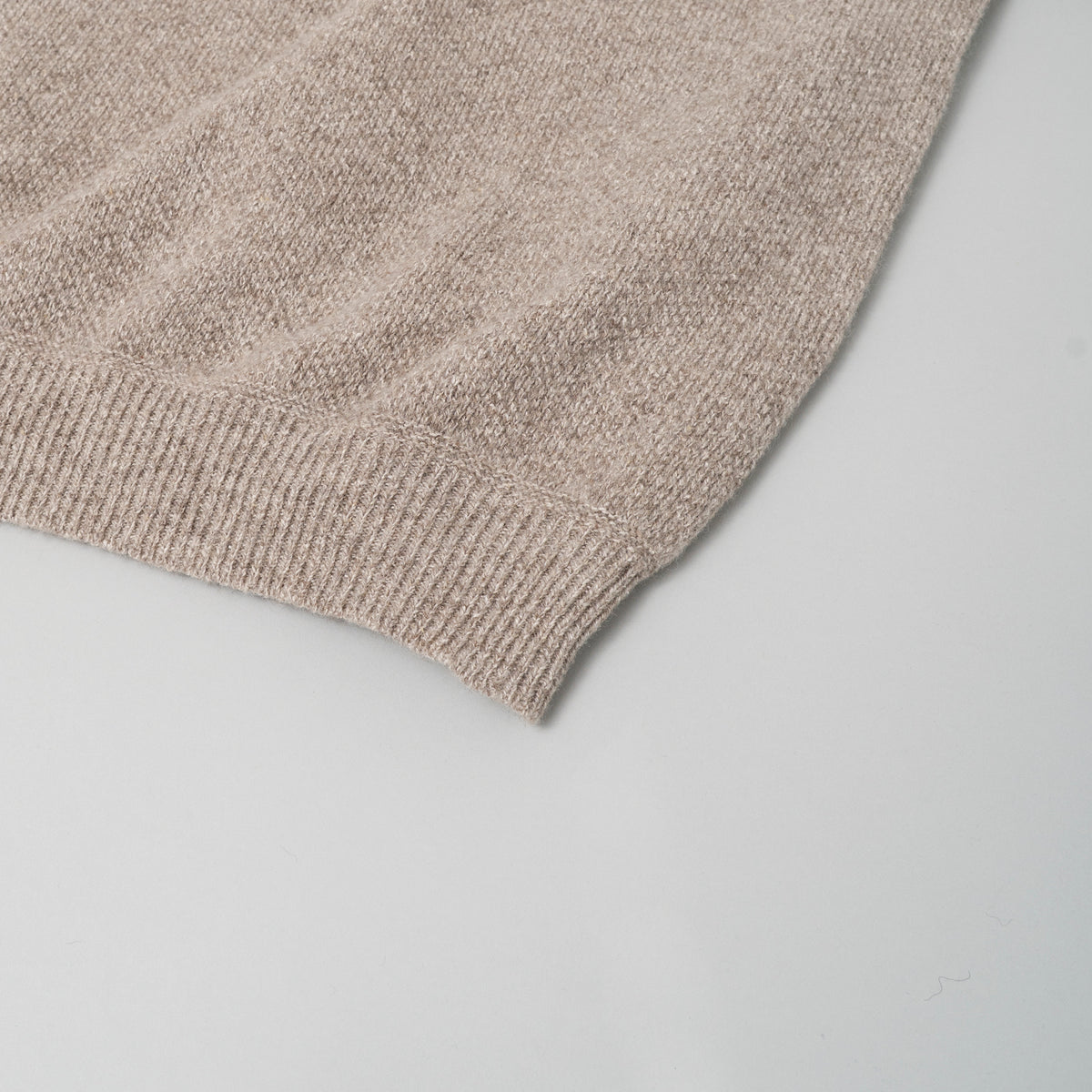 STILL BY HAND 7G Melange Pullover | Melange Beige LEO BOUTIQUE