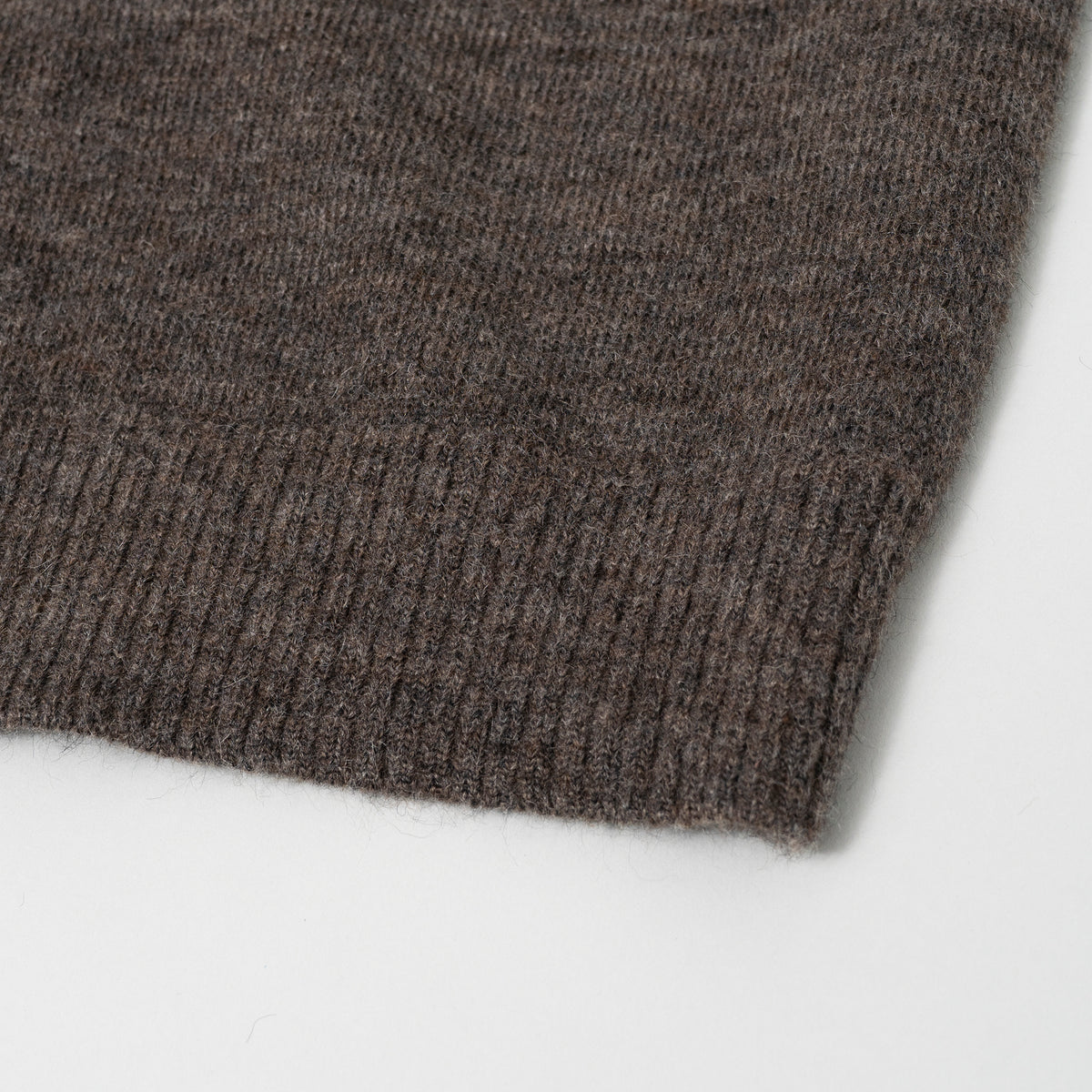 STILL BY HAND Wool Mohair 10G Pullover | Charcoal LEO BOUTIQUE