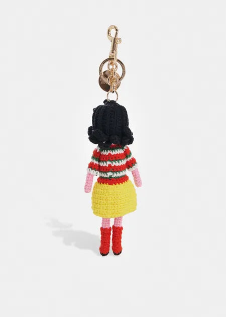 ESSENTIEL ANTWERP Kurby Braided Cat Key–Hanger | Multi LEO BOUTIQUE