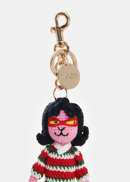 ESSENTIEL ANTWERP Kurby Braided Cat Key–Hanger | Multi LEO BOUTIQUE