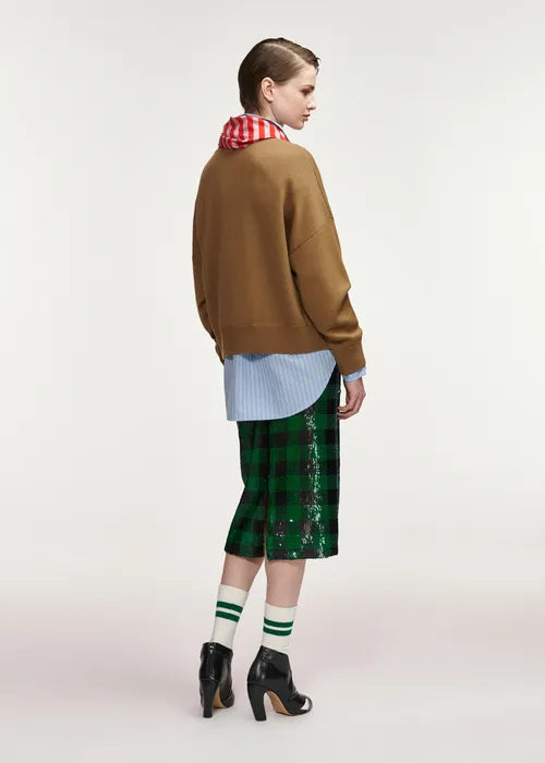 LEO BOUTIQUE Kurtis Pullover w/Scarf | Camel Club ESSENTIEL ANTWERP 