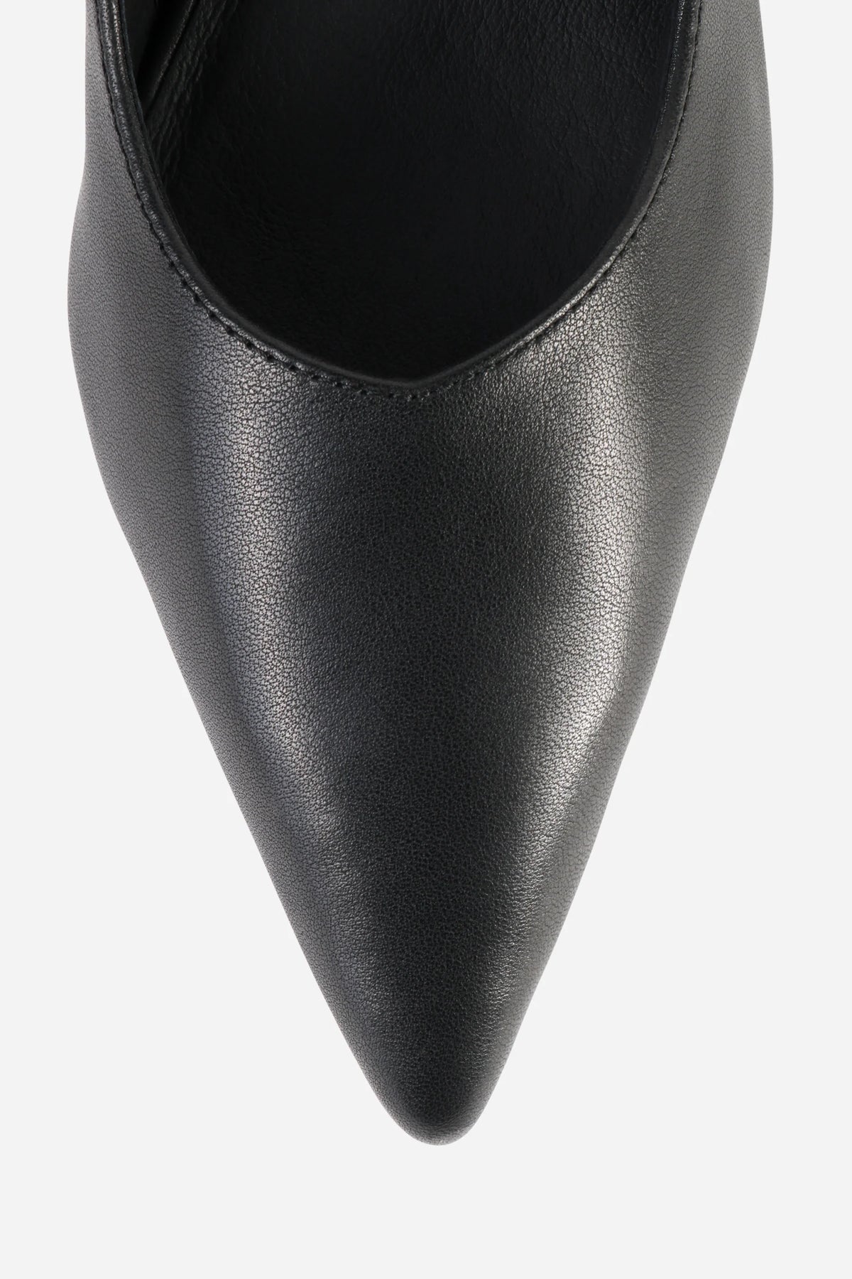 LEO BOUTIQUE Lift Micro Wedge Slingback Heel | Black INTENTIONALLY BLANK
