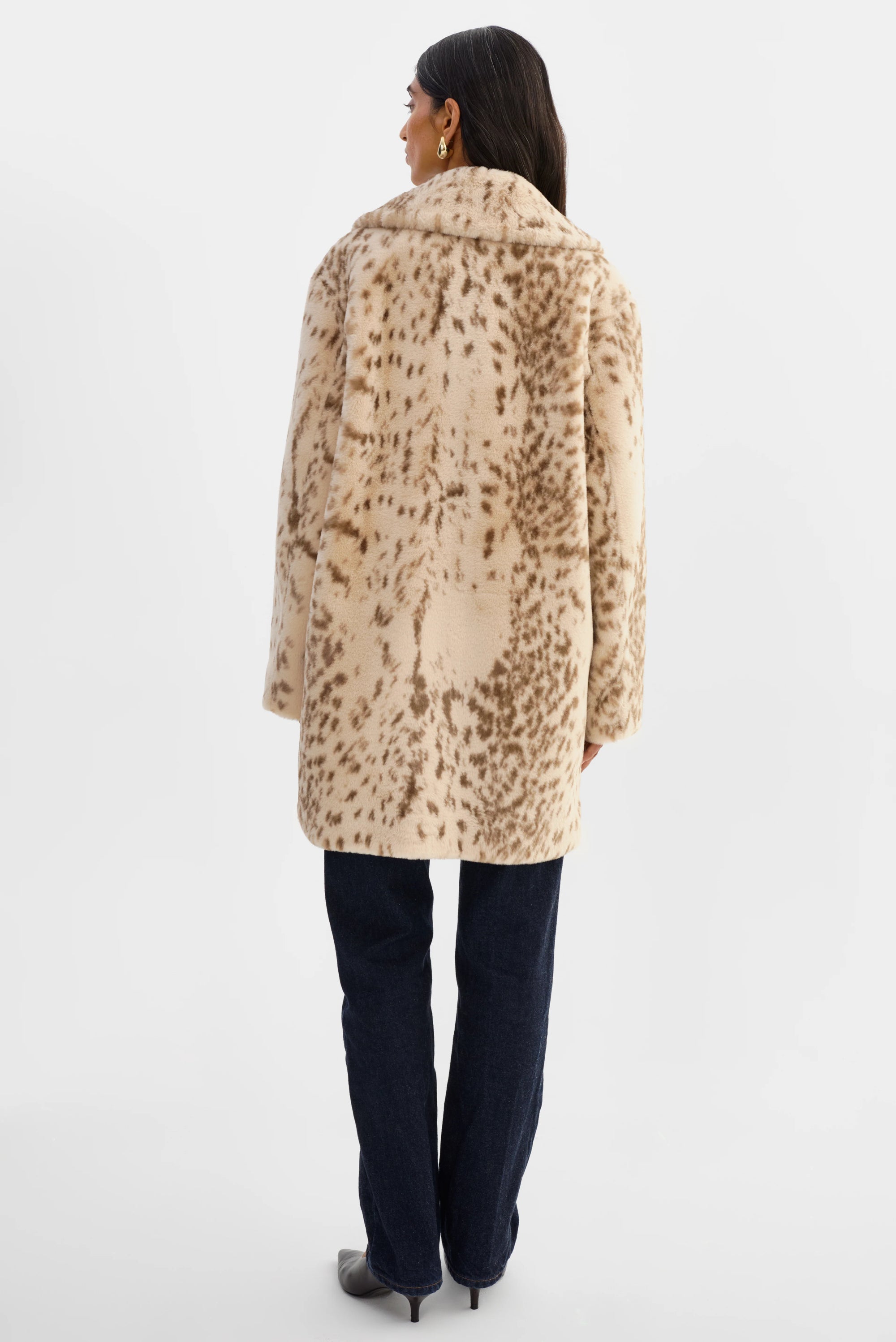LEO BOUTIQUE Linnea Leo Coat | Beige Leopard LAMARQUE