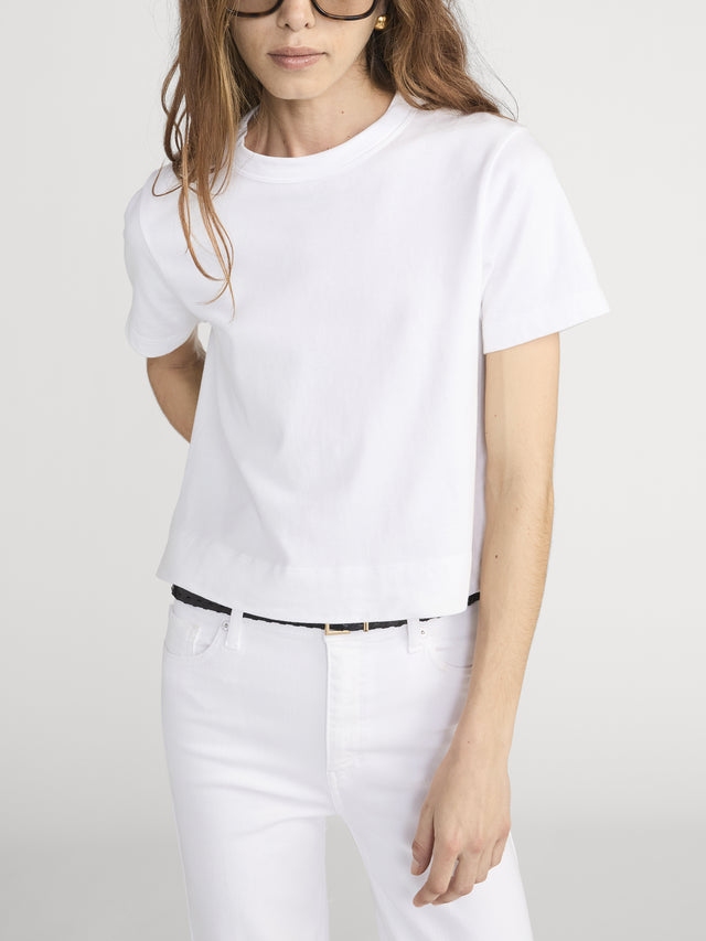 LEO BOUTIQUE The Boxy Tee | White FRAME DENIM 