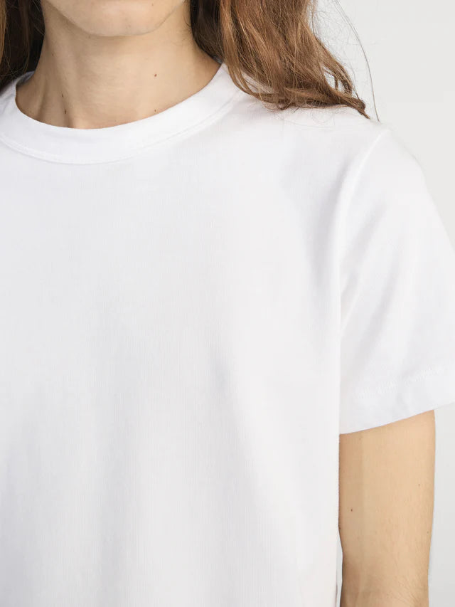 LEO BOUTIQUE The Boxy Tee | White FRAME DENIM 