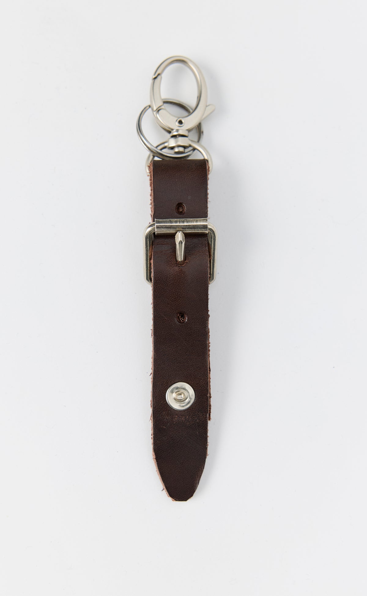 MFPEN Leather Key Charm | Brown LEO BOUTIQUE
