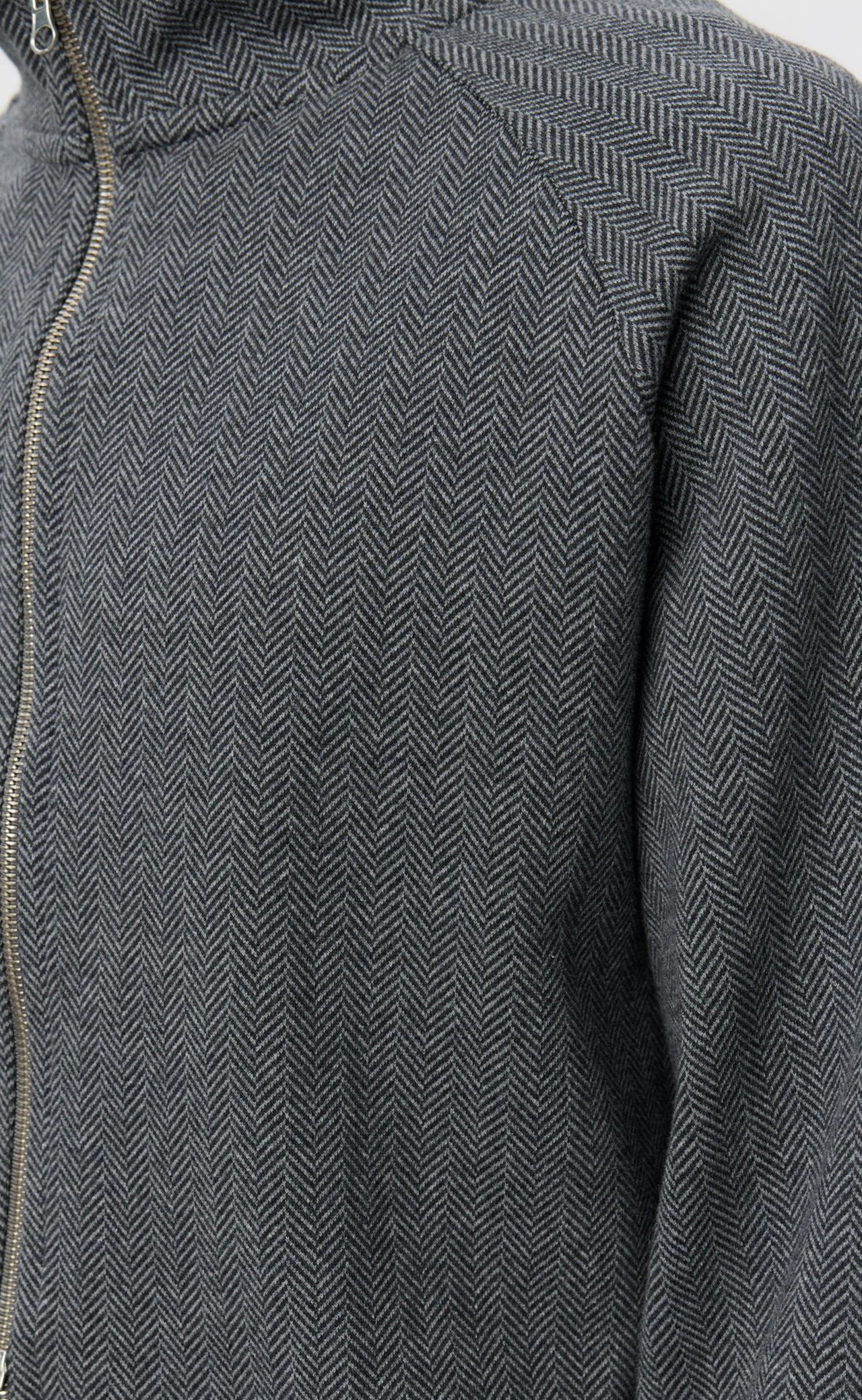 MFPWN Leisure Zip Up | Grey Herringbone LEO BOUTIQUE