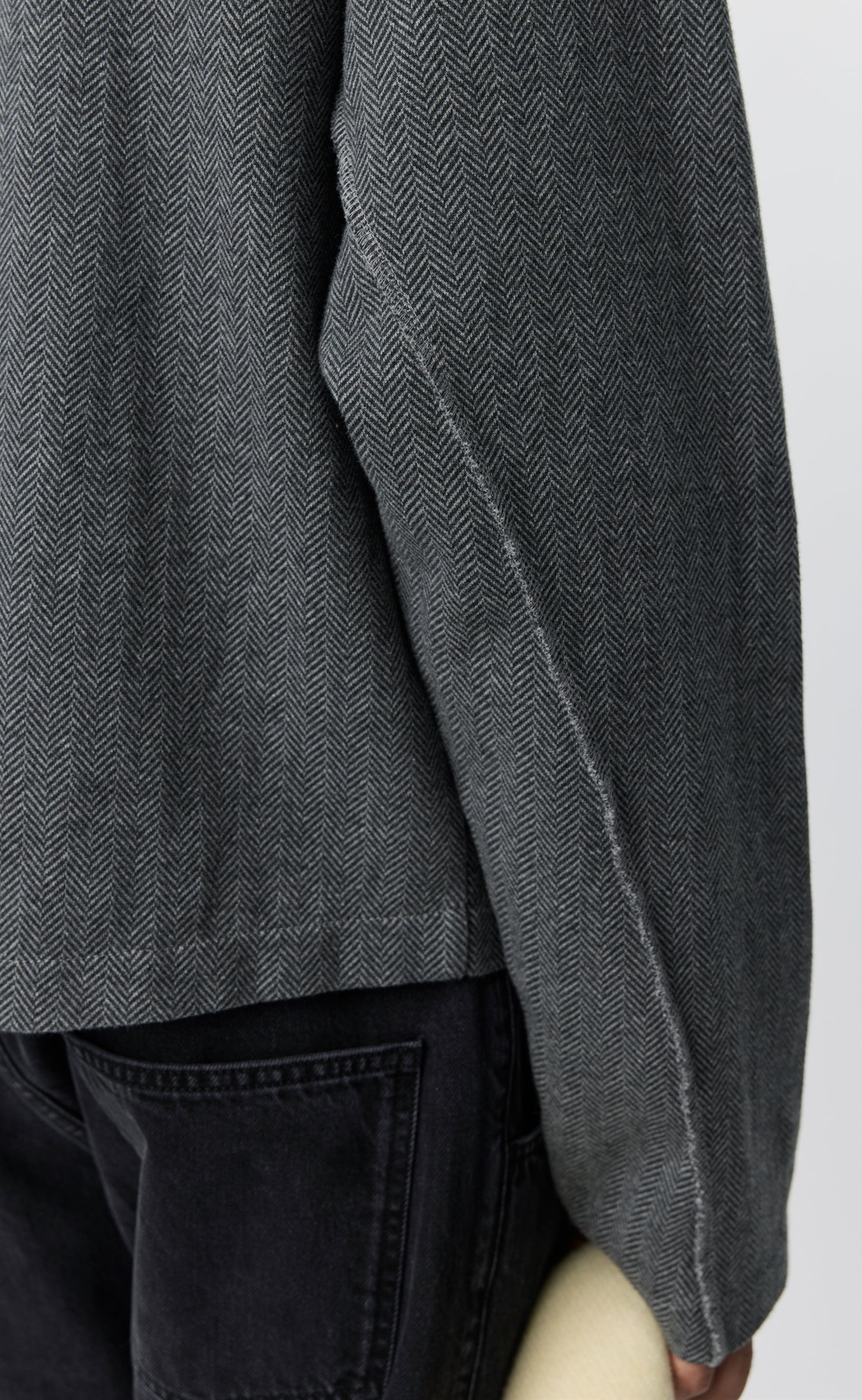 MFPWN Leisure Zip Up | Grey Herringbone LEO BOUTIQUE