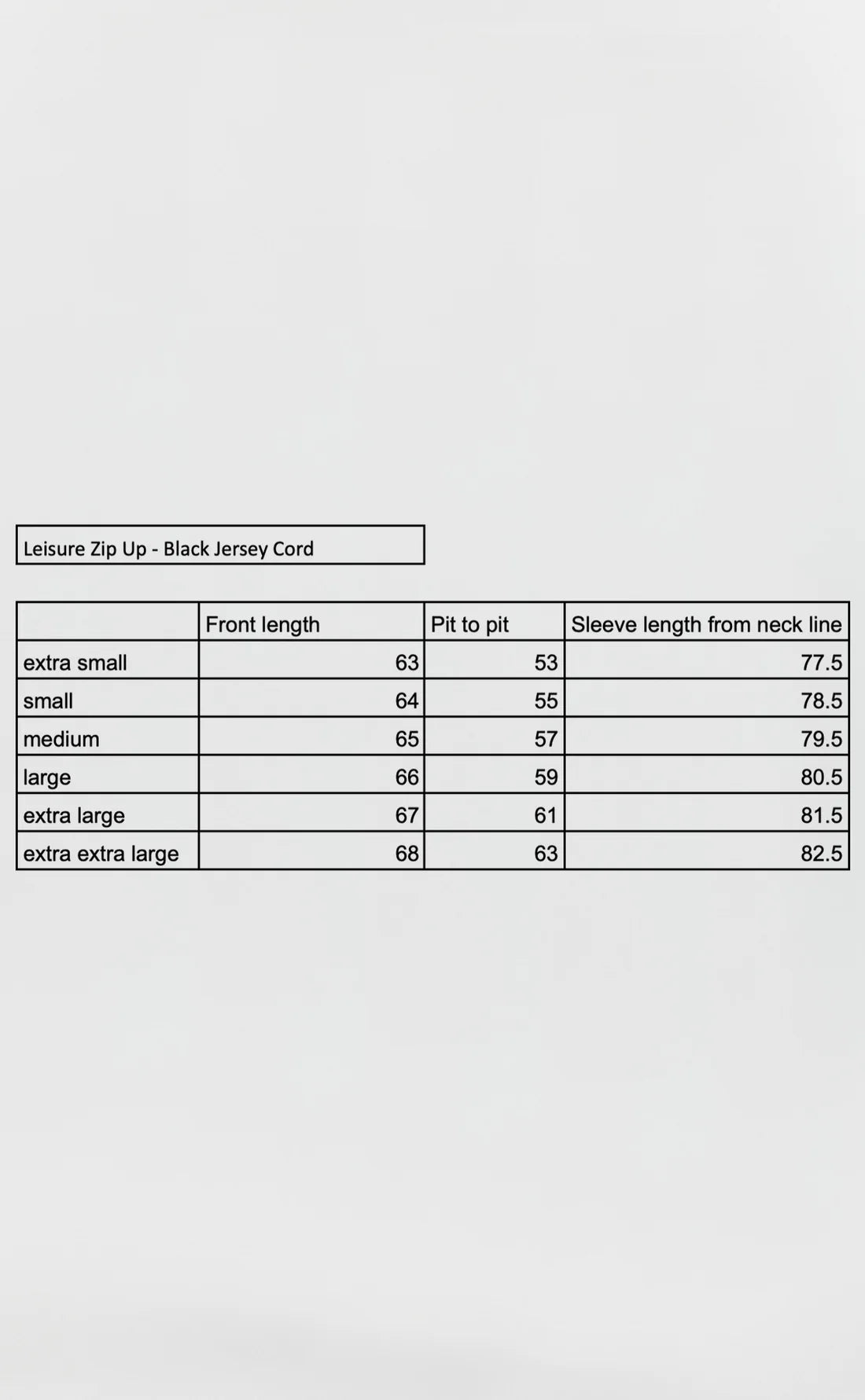 Leisure Zip Up | Black Jersey Cord