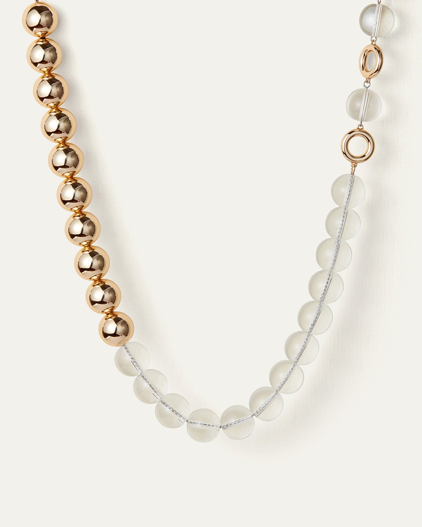 JENNY BIRD Lyra Necklace Gold Clear LEO BOUTIQUE