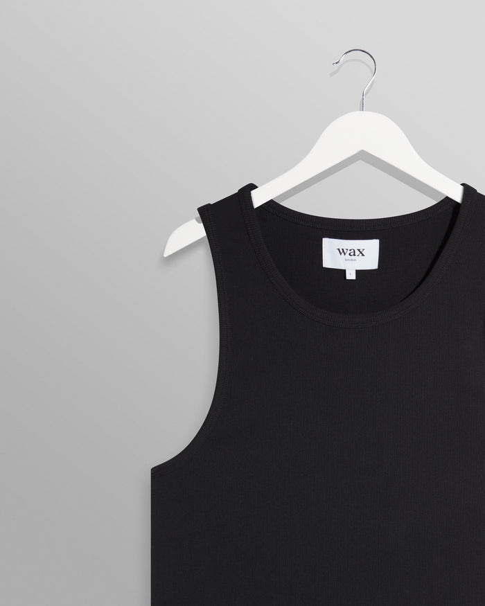 LEO BOUTIQUE Montague Tank | Black WAX LONDON