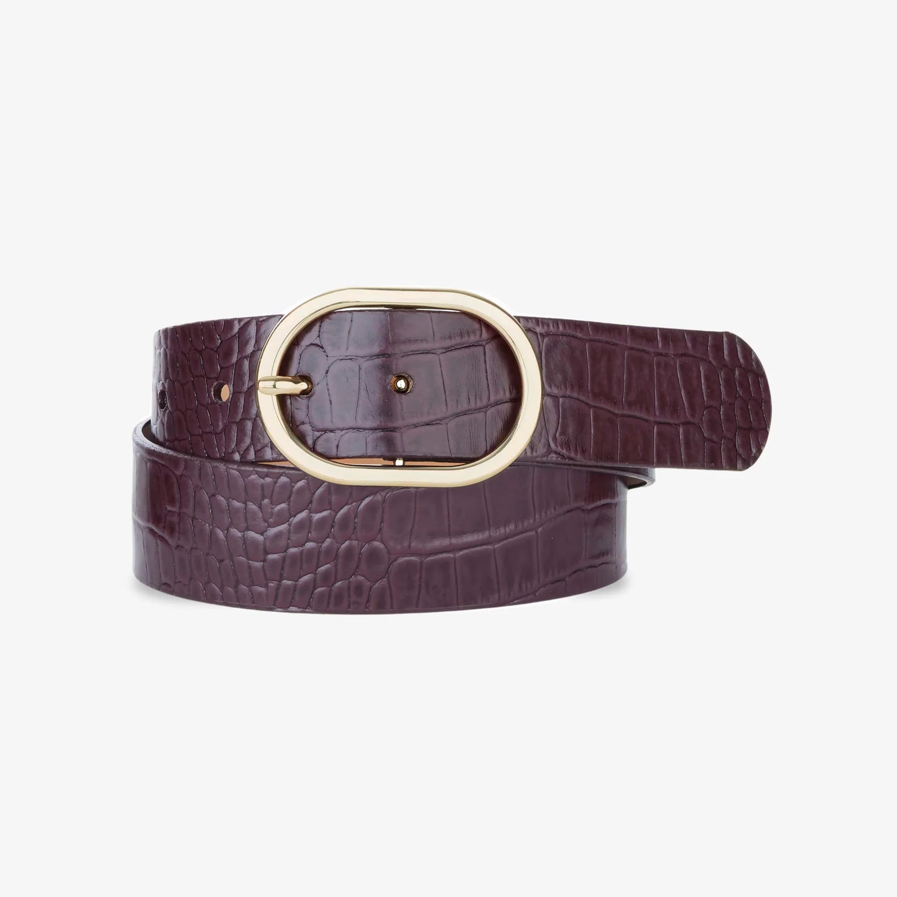 BRAVE BELTS Medora Barcelona Belt | Wine LEO BOUTIQUE