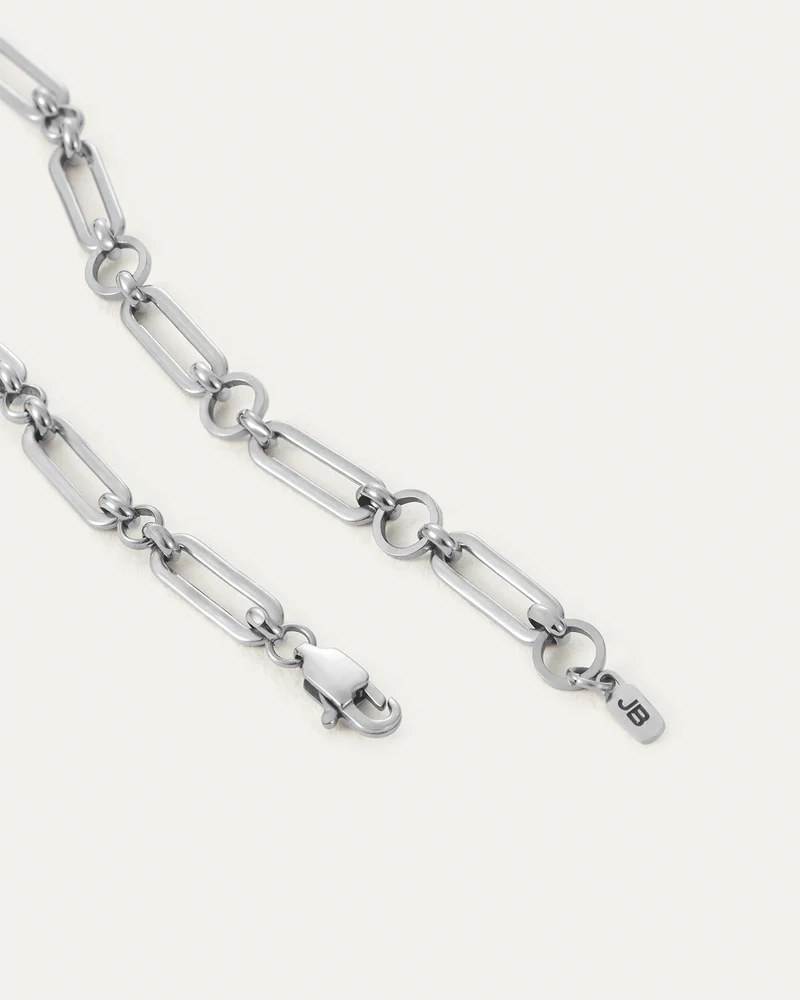 LEO BOUTIQUE Slim Mercer Anklet | Silver JENNYBIRD