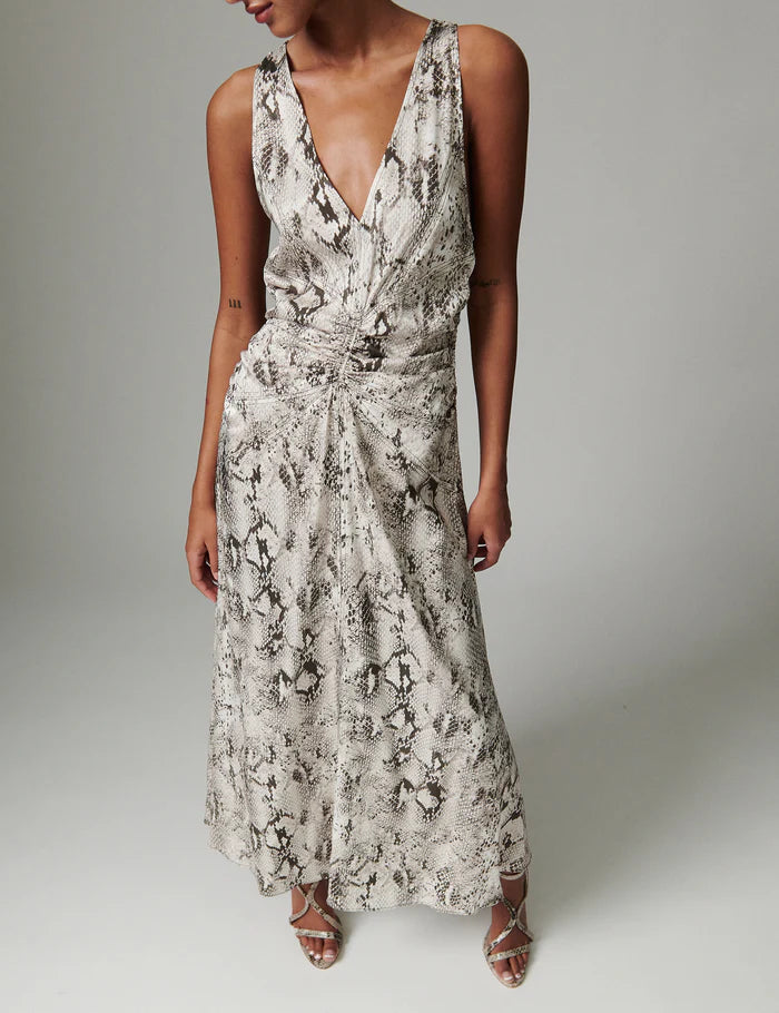 LEO BOUTIQUE Mino Viscose Stretch Dress Snakey DAY birger et mikkelsen