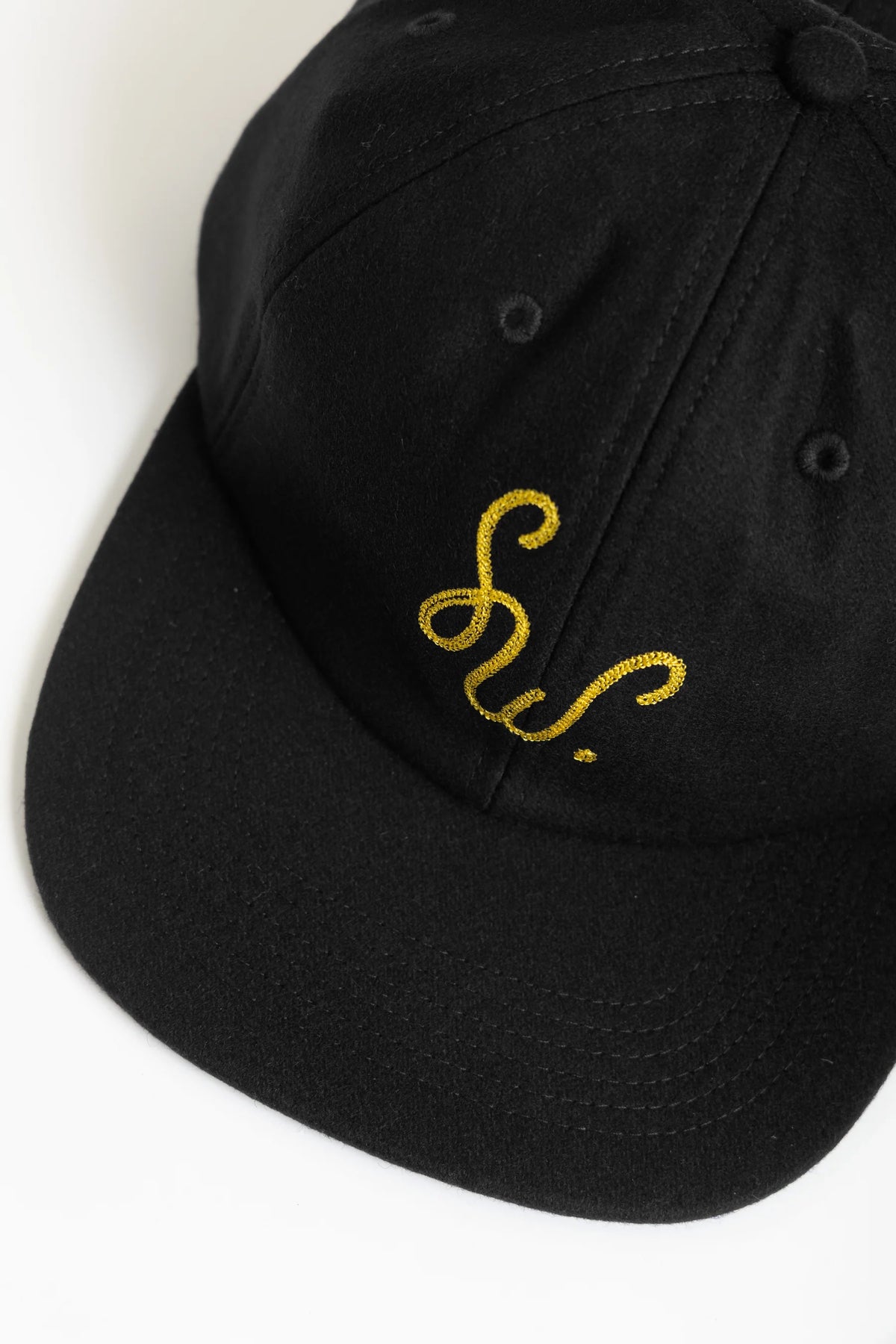 SERVICE WORKS Monogram Cap | Black LEO BOUTIQUE