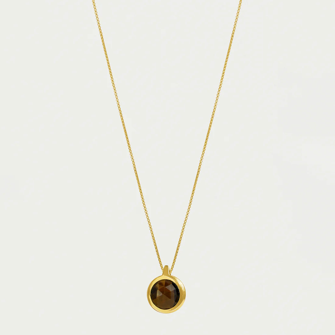 DEAN DAVIDSON Ipanema Gemstone Pendant | Gold/Tigers eye/Black Onyx LEO BOUTIQUE