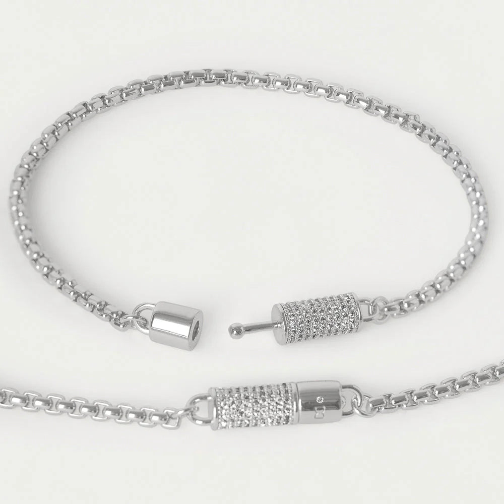 DEAN DAVIDSON Juliette Pave Necklace | Silver/CZ LEO BOUTIQUE