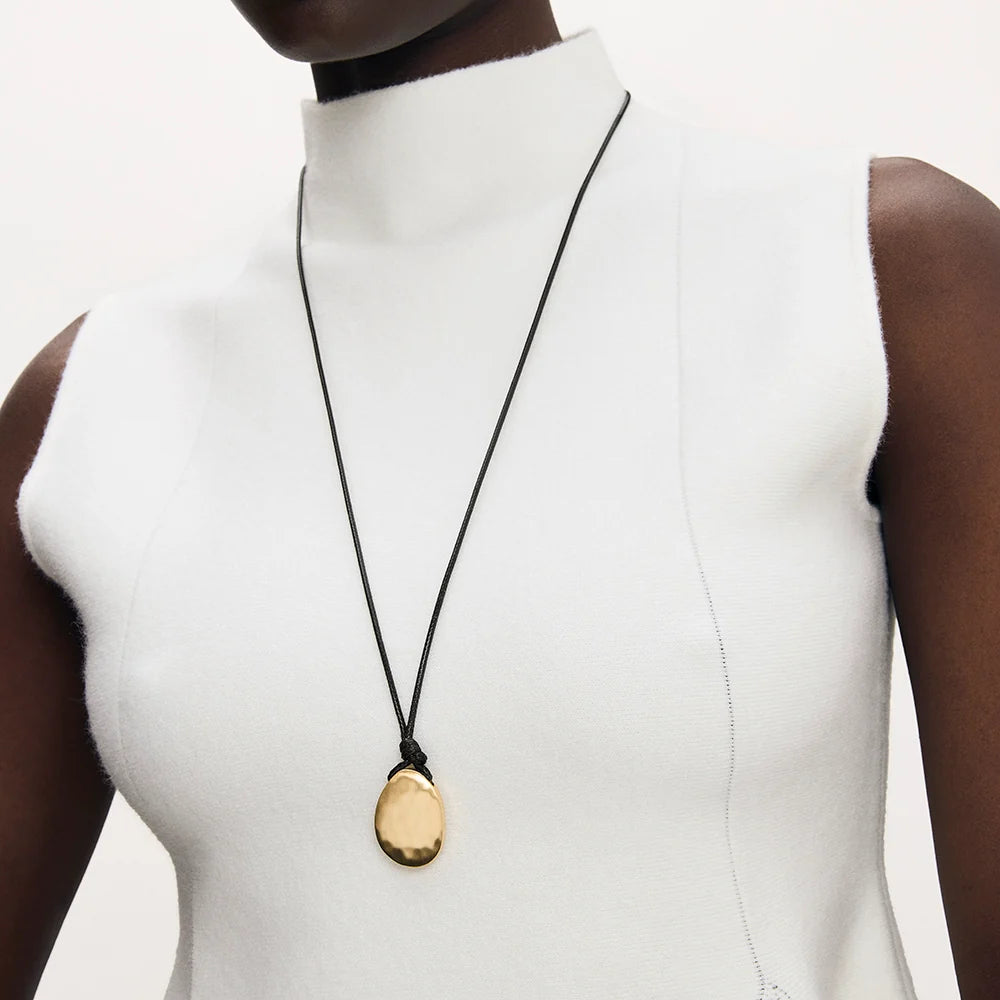 LEO BOUTIQUE Sierra Long Pendant Necklace | Gold N1112-G DEAN DAVIDSON