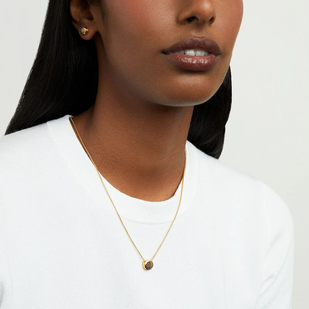 DEAN DAVIDSON Signature Midi Pendant | Gold/Labradorite LEO BOUTIQUE