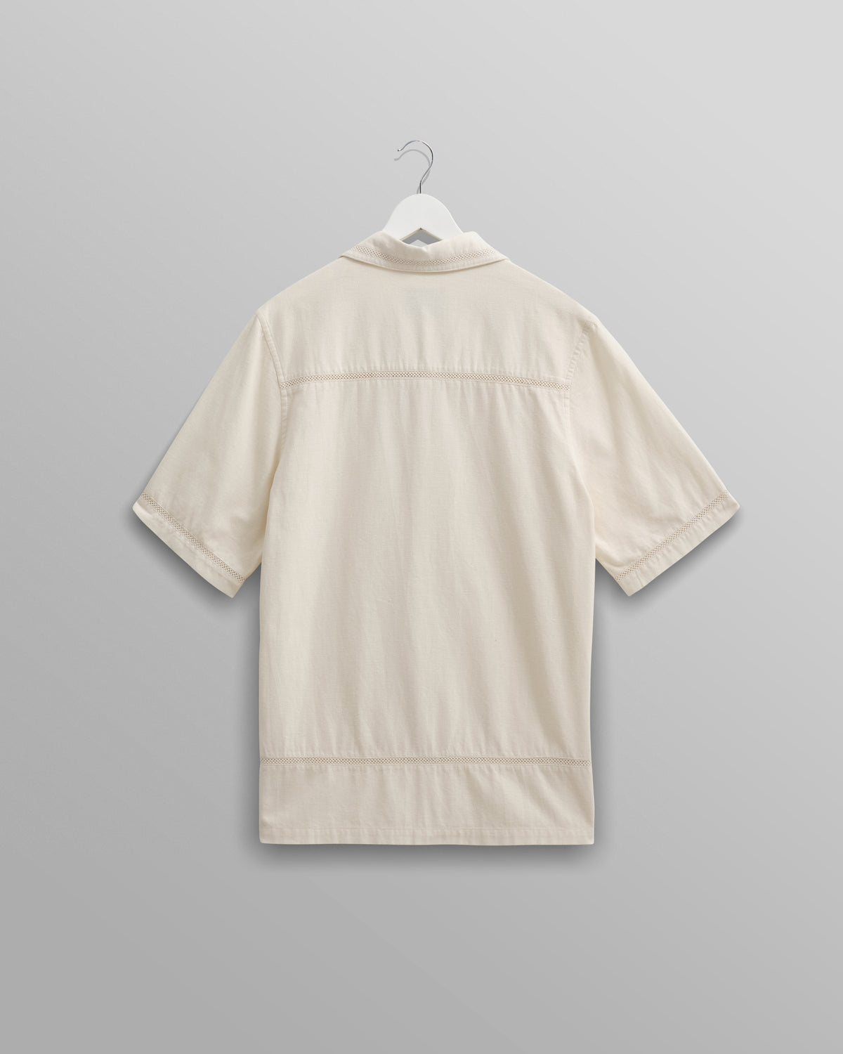 Newton Pintuck Shirt | Cream