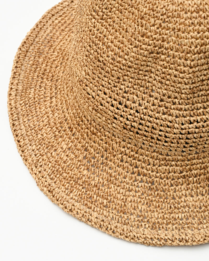 STILL BY HAND Paper Crochet Hat | Natural LEO BOUTIQUE