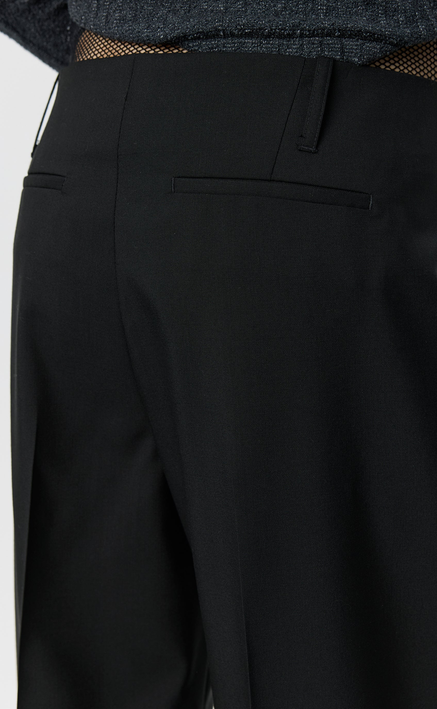 MFPEN New Taper Trouser | Black Dry Wool LEO BOUTIQUE