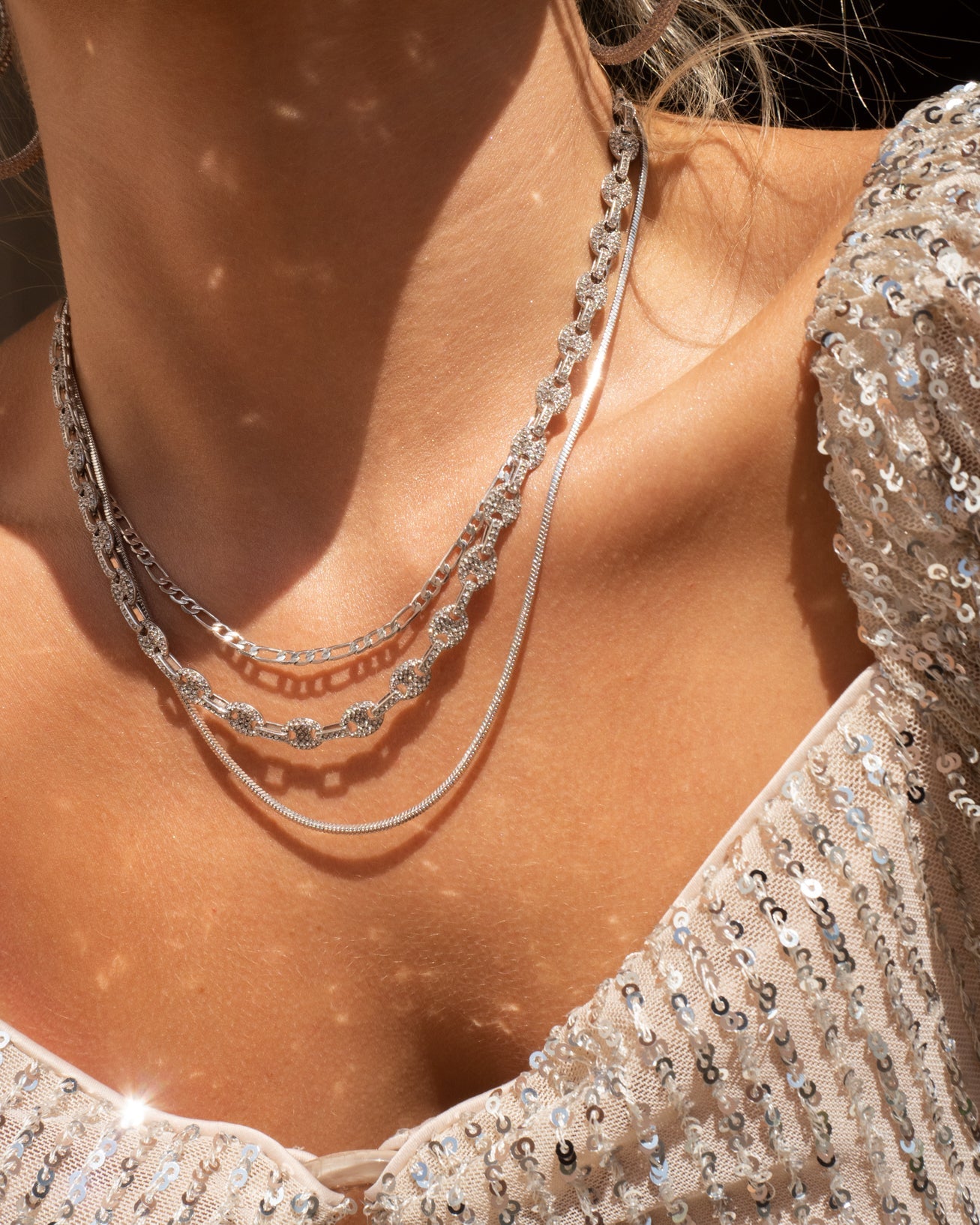 Cecilia Chain Necklace | Silver