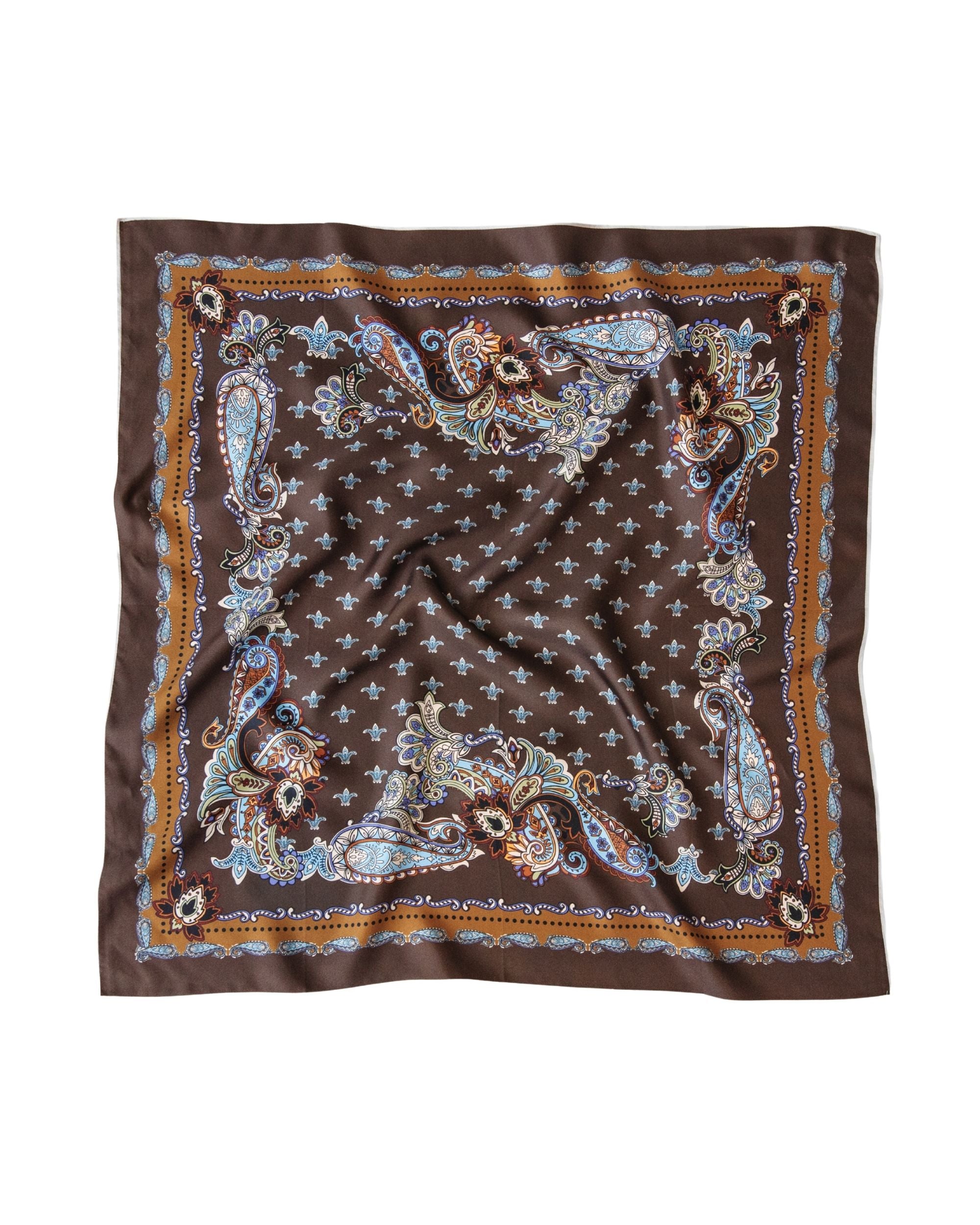 LEO BOUTIQUE Amy Printed Scarf | Brown Multi PALM PALM