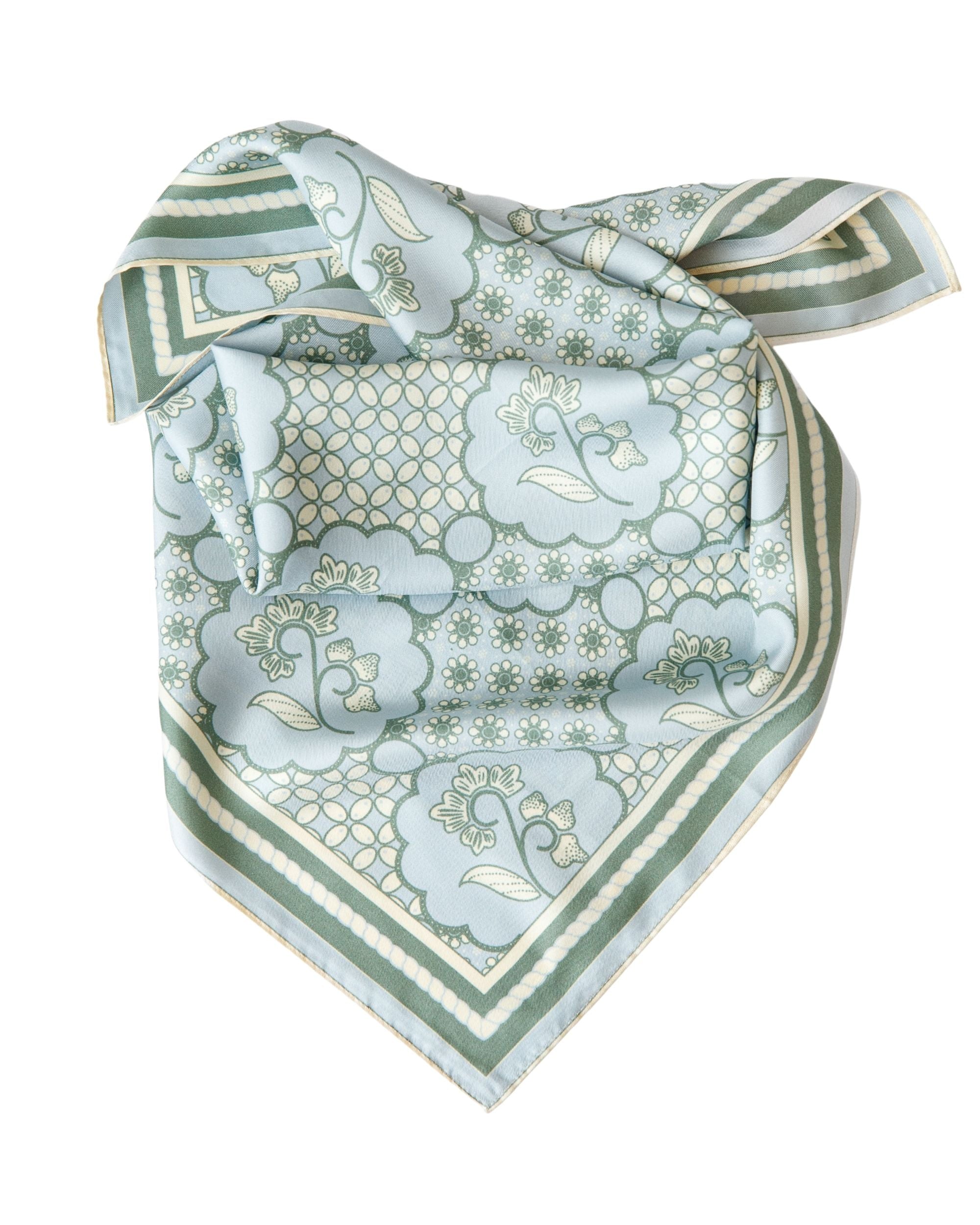 LEO BOUTIQUE Adeline Printed Scarf | Mint Multi PALM PALM