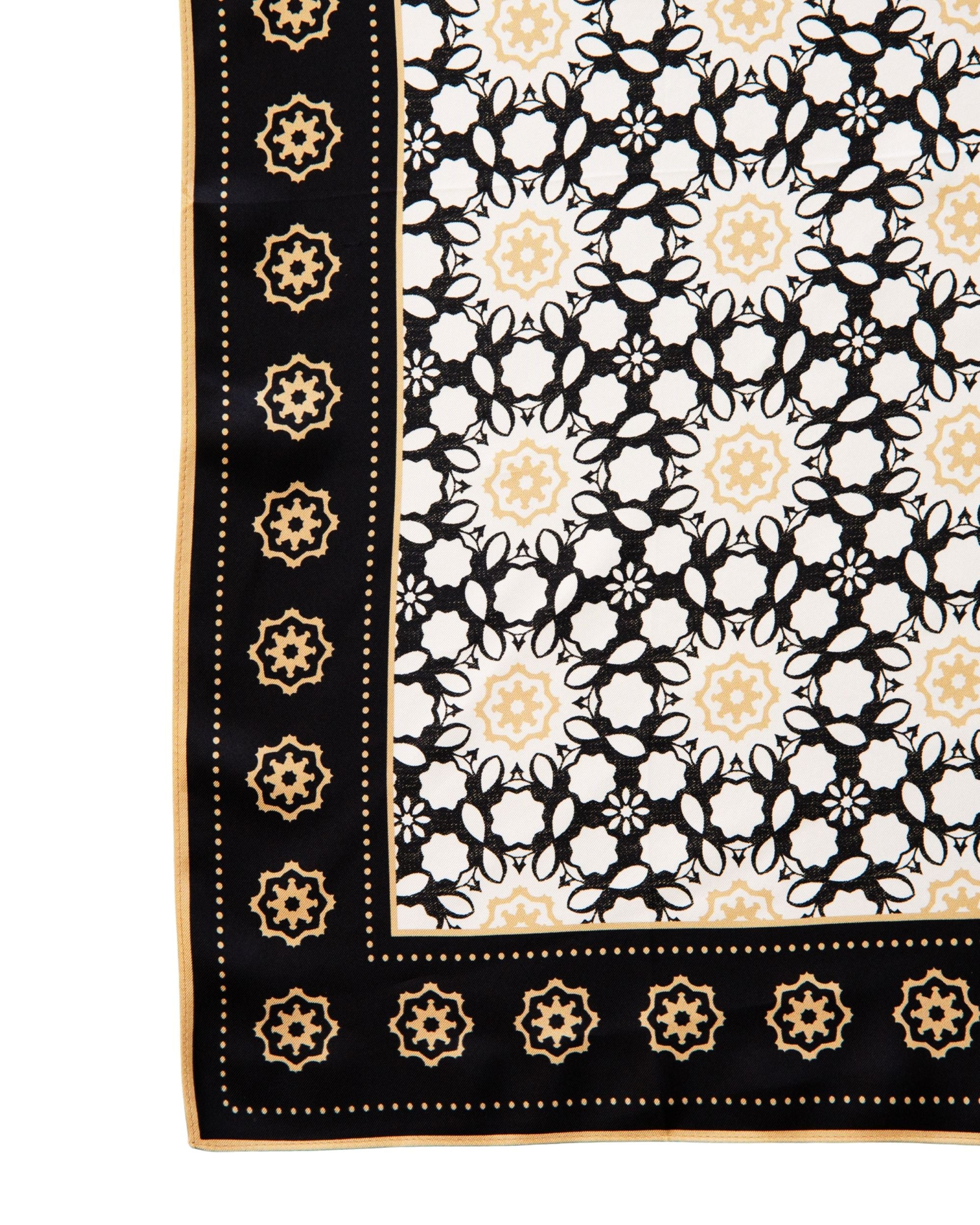 LEO BOUTIQUE Alanas Printed Scarf | Black Multi PALM PALM