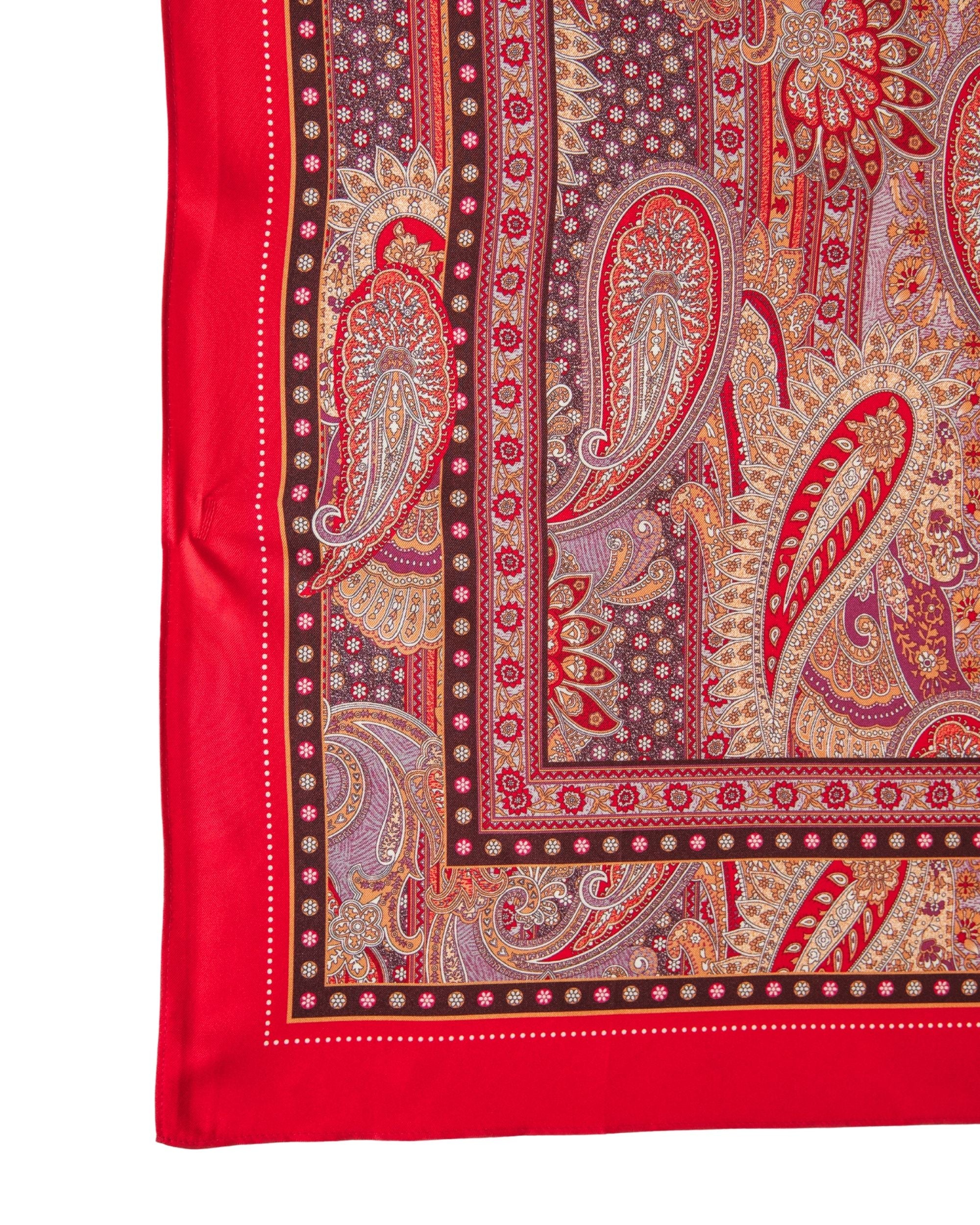 LEO BOUTIQUE Anna Printed Scarf | Red Multi PALM PALM