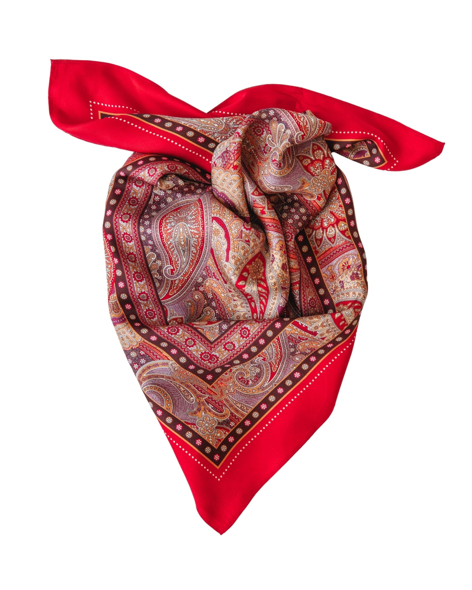 LEO BOUTIQUE Anna Printed Scarf | Red Multi PALM PALM
